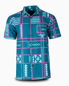 Eveni Pacific Men's Classic Shirt - KIMI TEAL