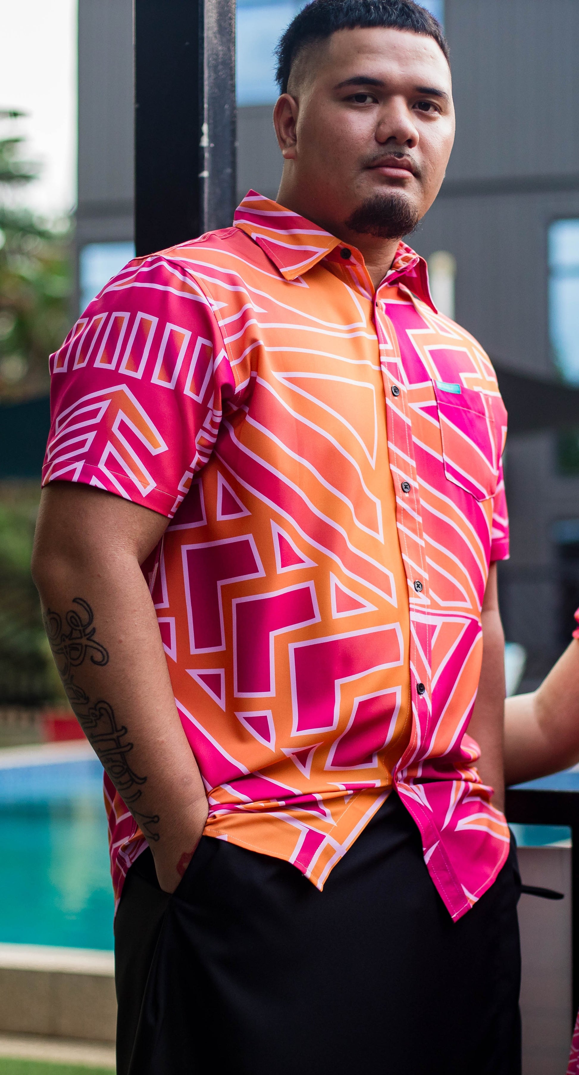 KP Premium Elei Shirts S/S Peach Skin
