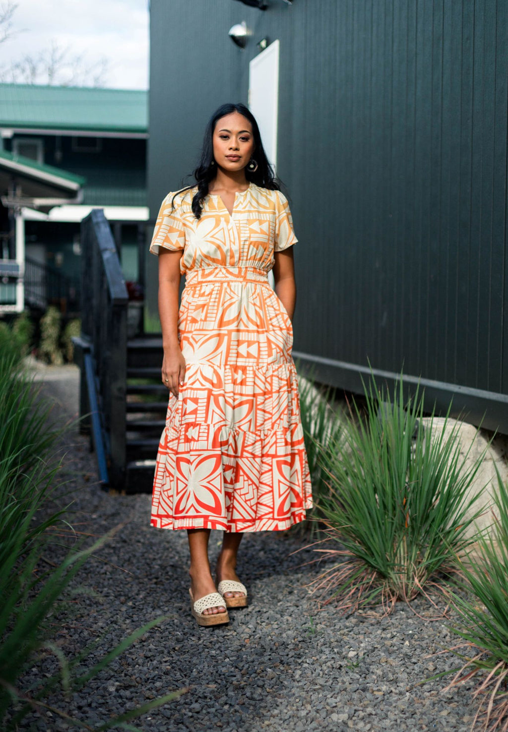 KP Ladies Dress Sunset Tapa