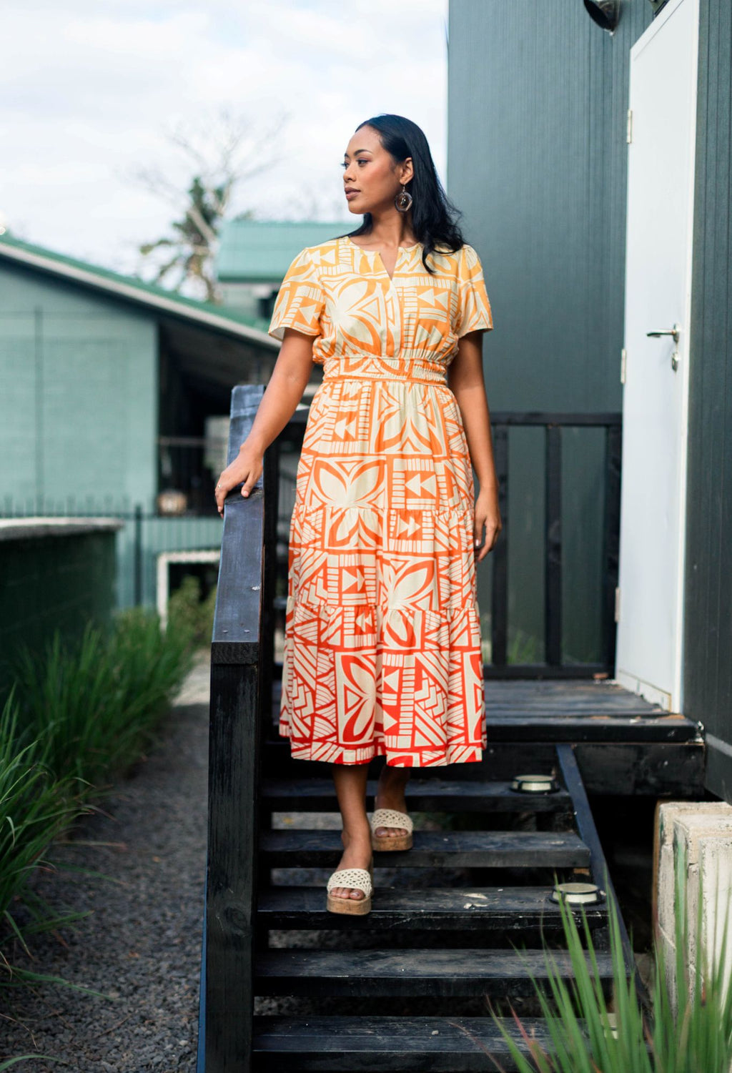 KP Ladies Dress Sunset Tapa