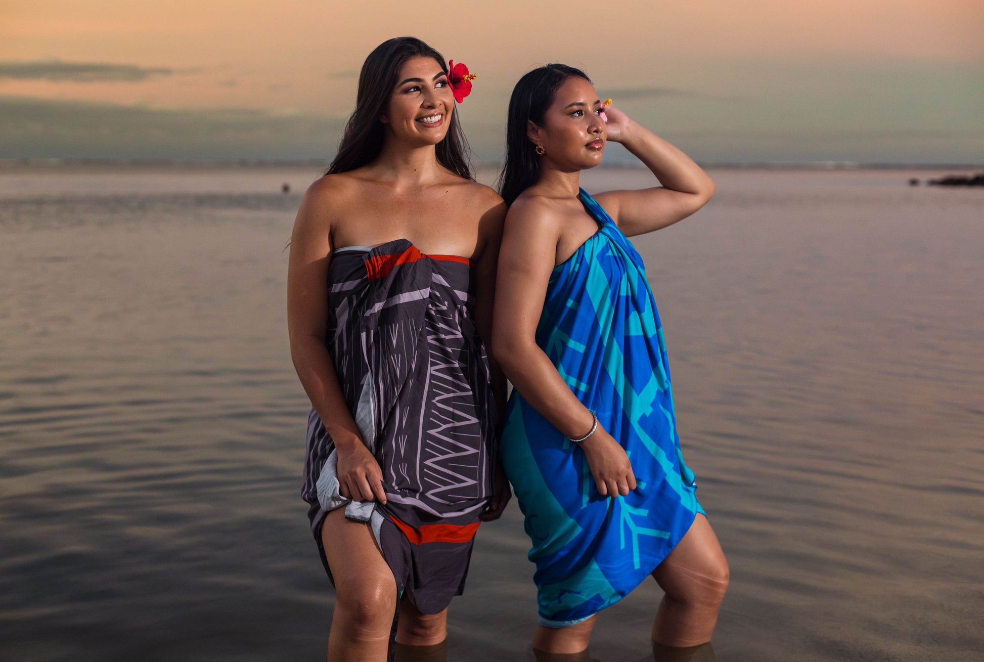 Koko Pacific Sarong Fetu Teal