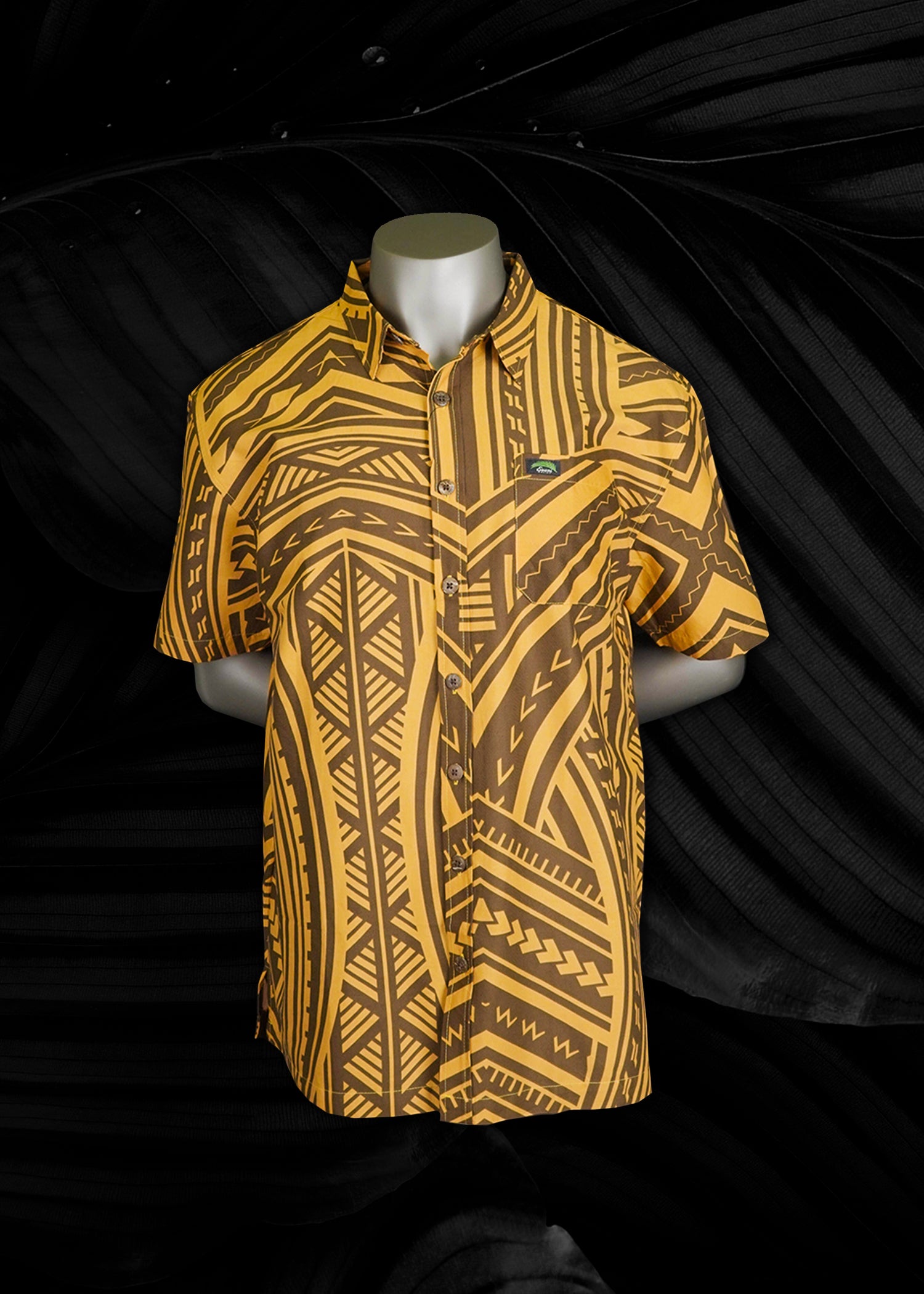 Eveni Pacific Men's Classic Elei Shirt -Stevenson Cocoa