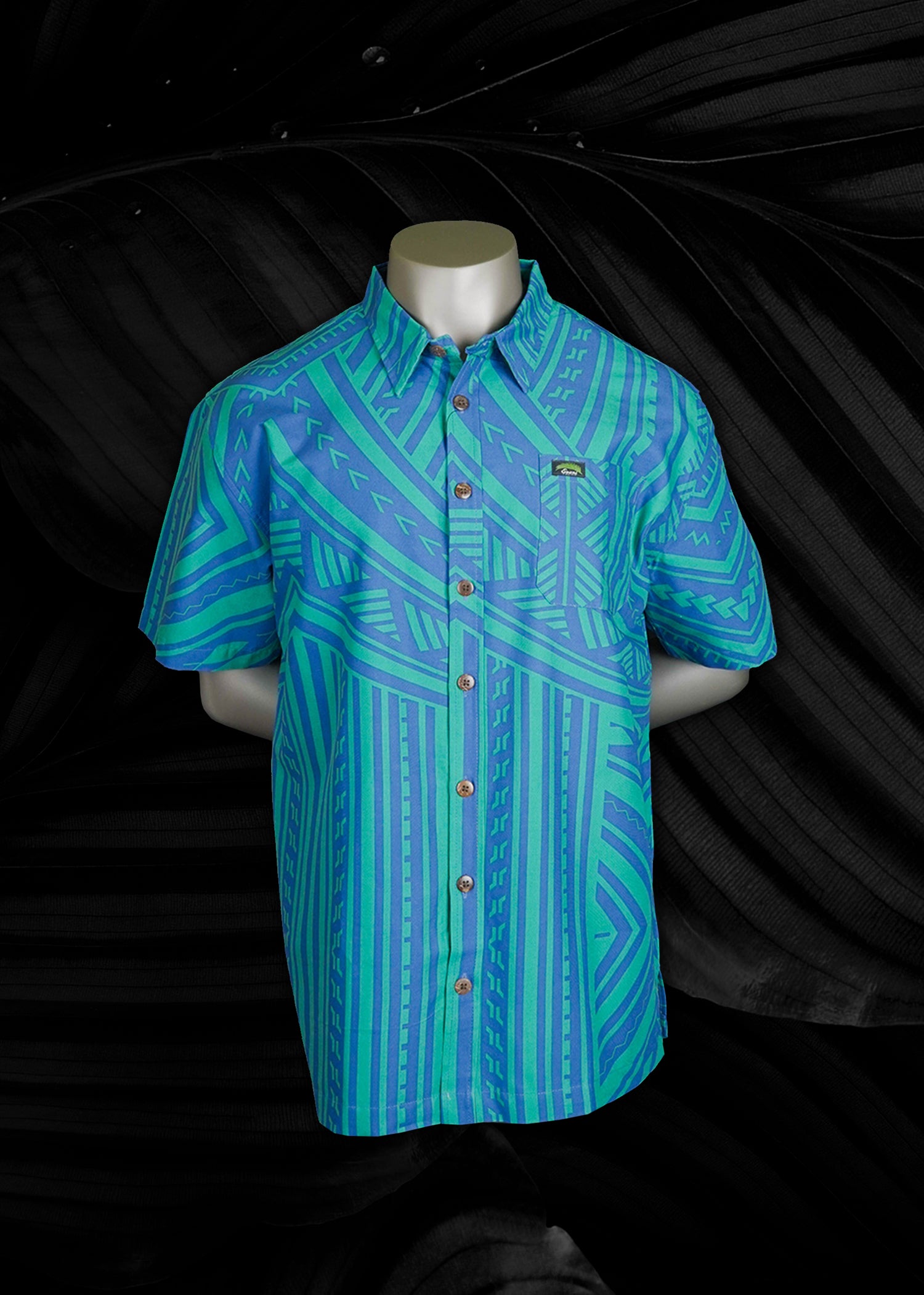 Eveni Pacific Men's Classic Elei Shirt - Roberto Green