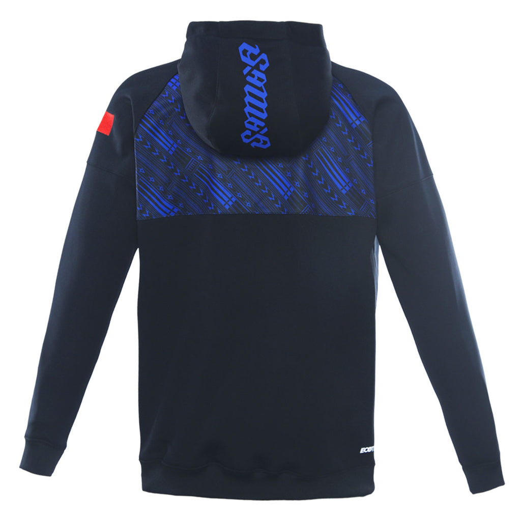 Toa Samoa 1/4 Zip Performance Hoodie - Black