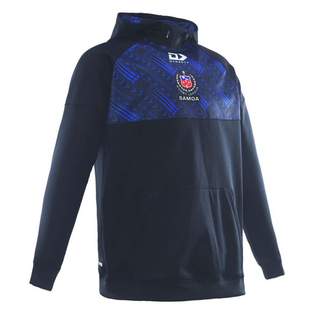 Toa Samoa 1/4 Zip Performance Hoodie - Black