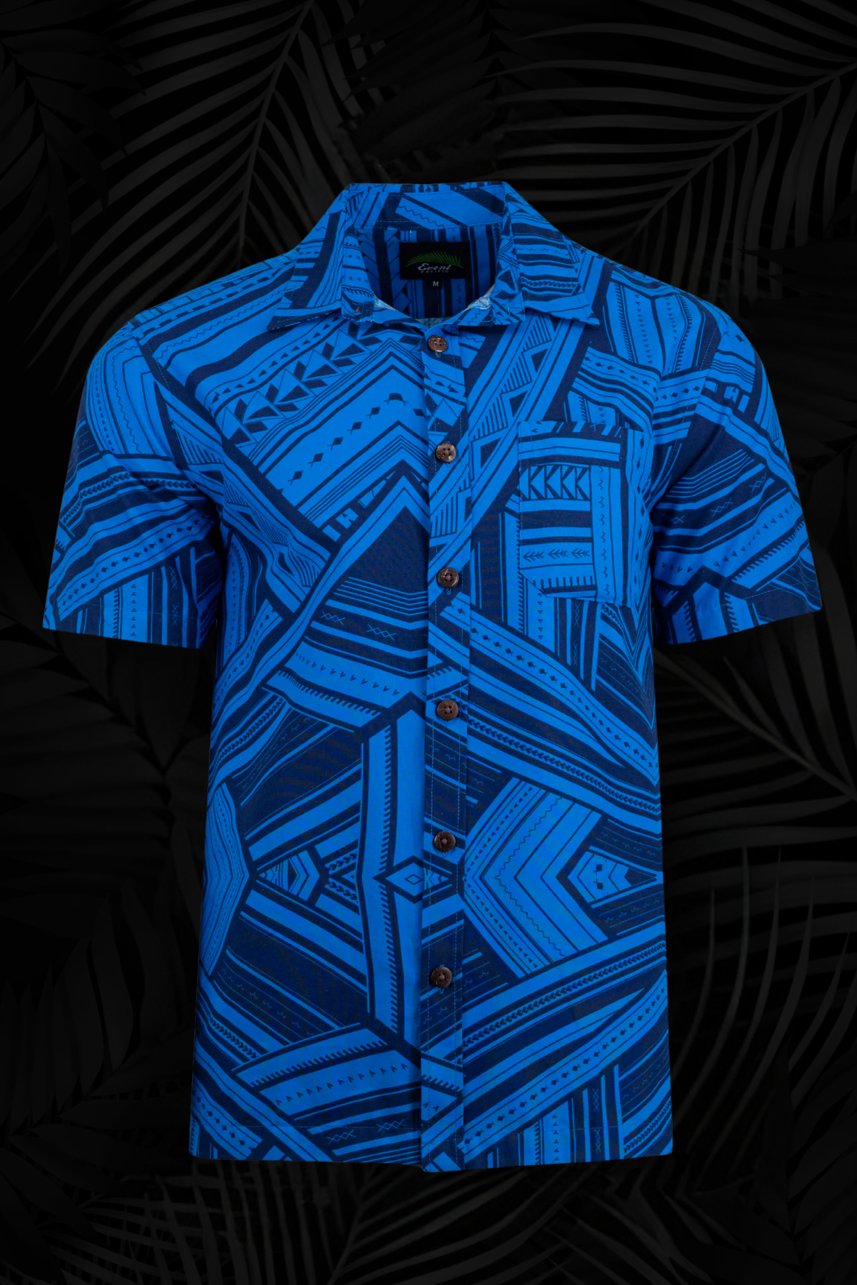 Eveni Pacific Men's Classic Shirt - Big Island Blue