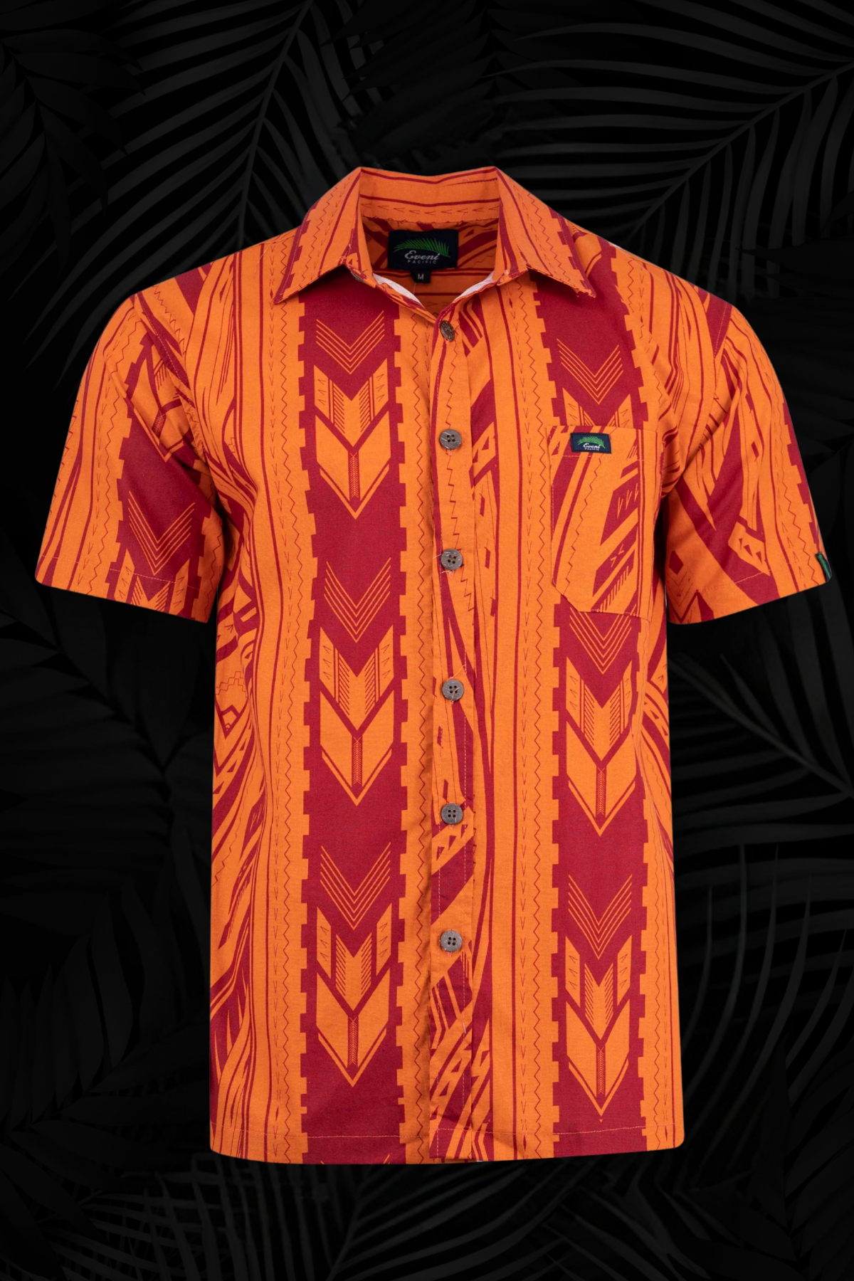 Eveni Pacific Men's Classic Shirt - Citrus Orange