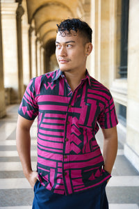 Eveni Pacific Men's Classic Shirt - LEXINGTON PINK