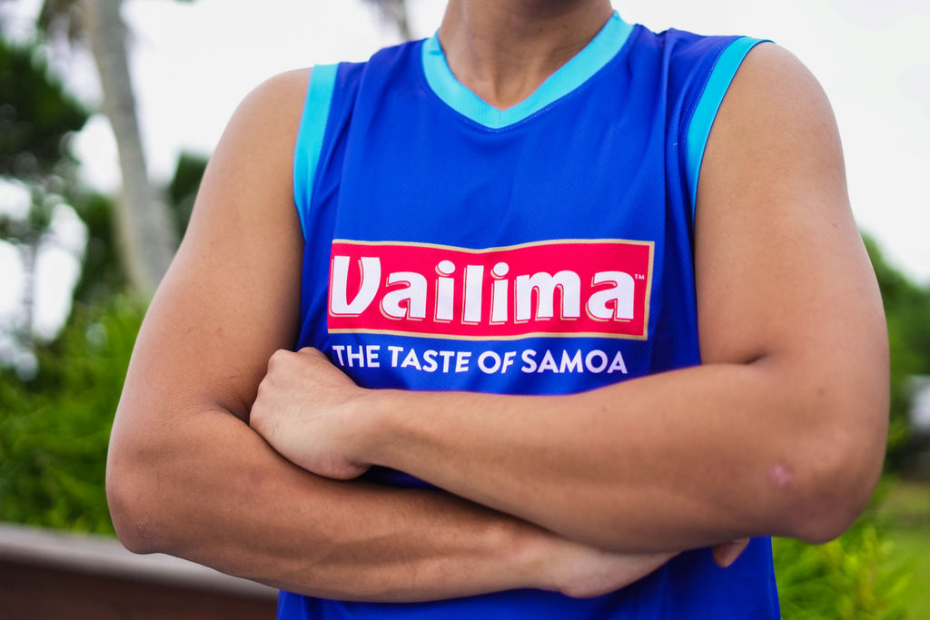 MKS Vailima Basketball Vest - Foundation Blue