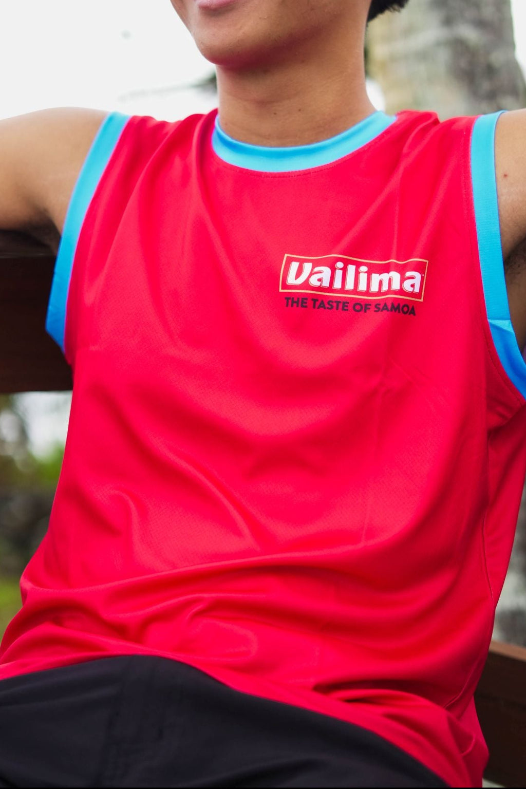 MKS Vailima Basketball Vest Pride Red