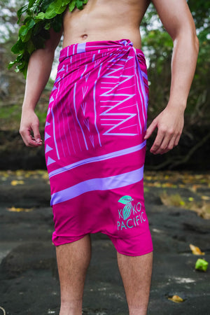 Koko Pacific Sarong Atu Maroon