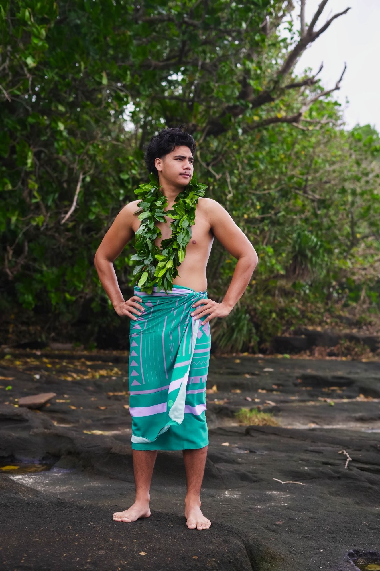 Koko Pacific Sarong Tala Teal