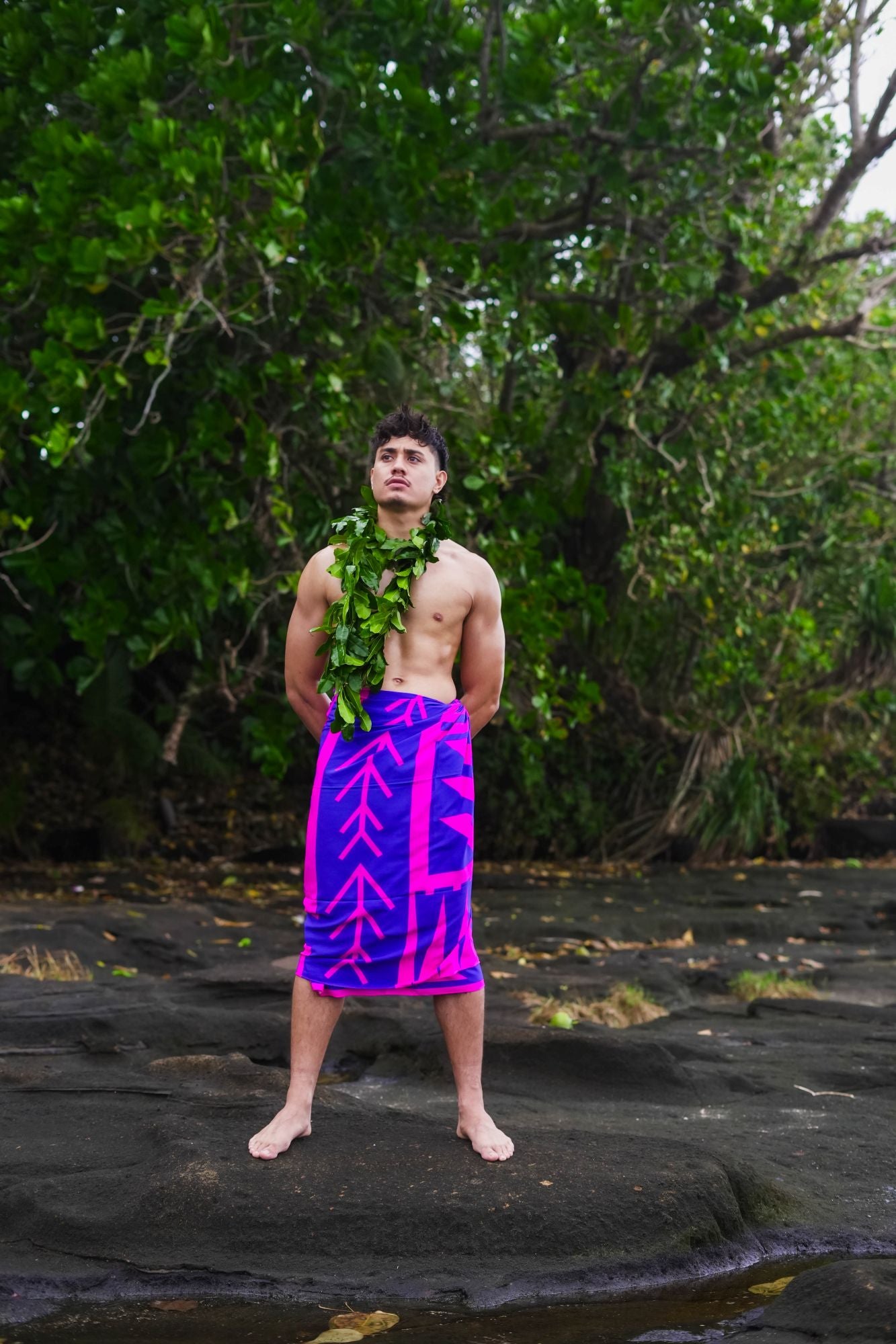 Koko Pacific Sarong Nalu Purple