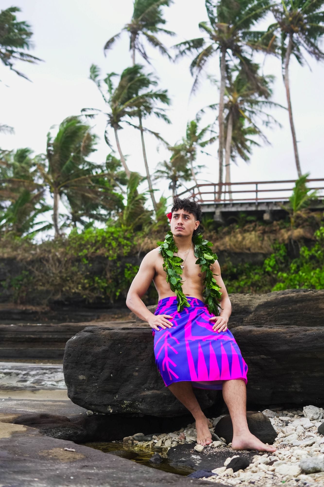 Koko Pacific Sarong Nalu Purple