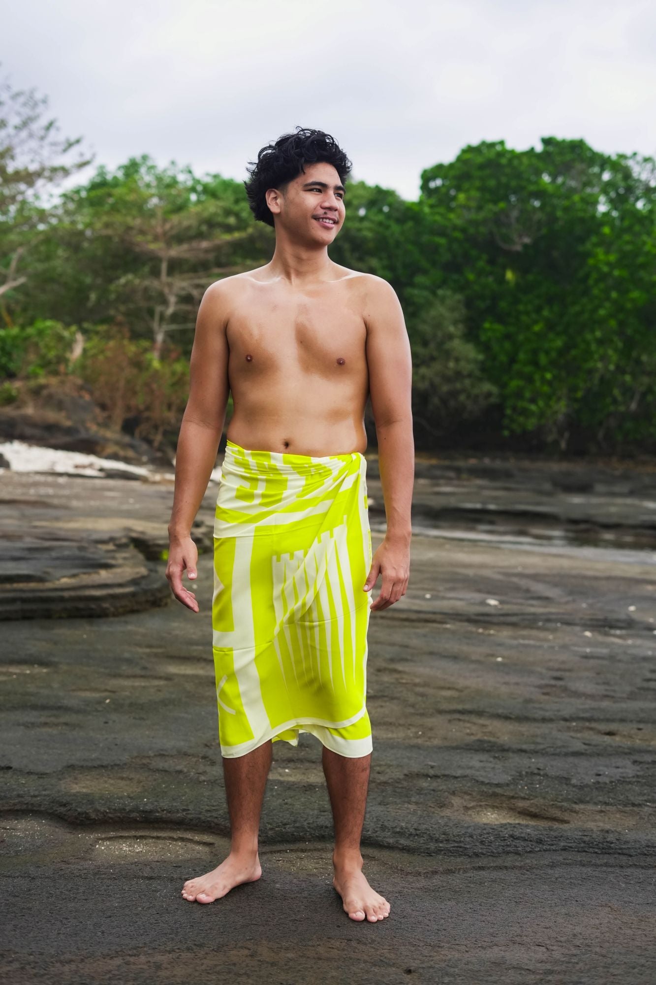 Koko Pacific Sarong Yellow Sunshine