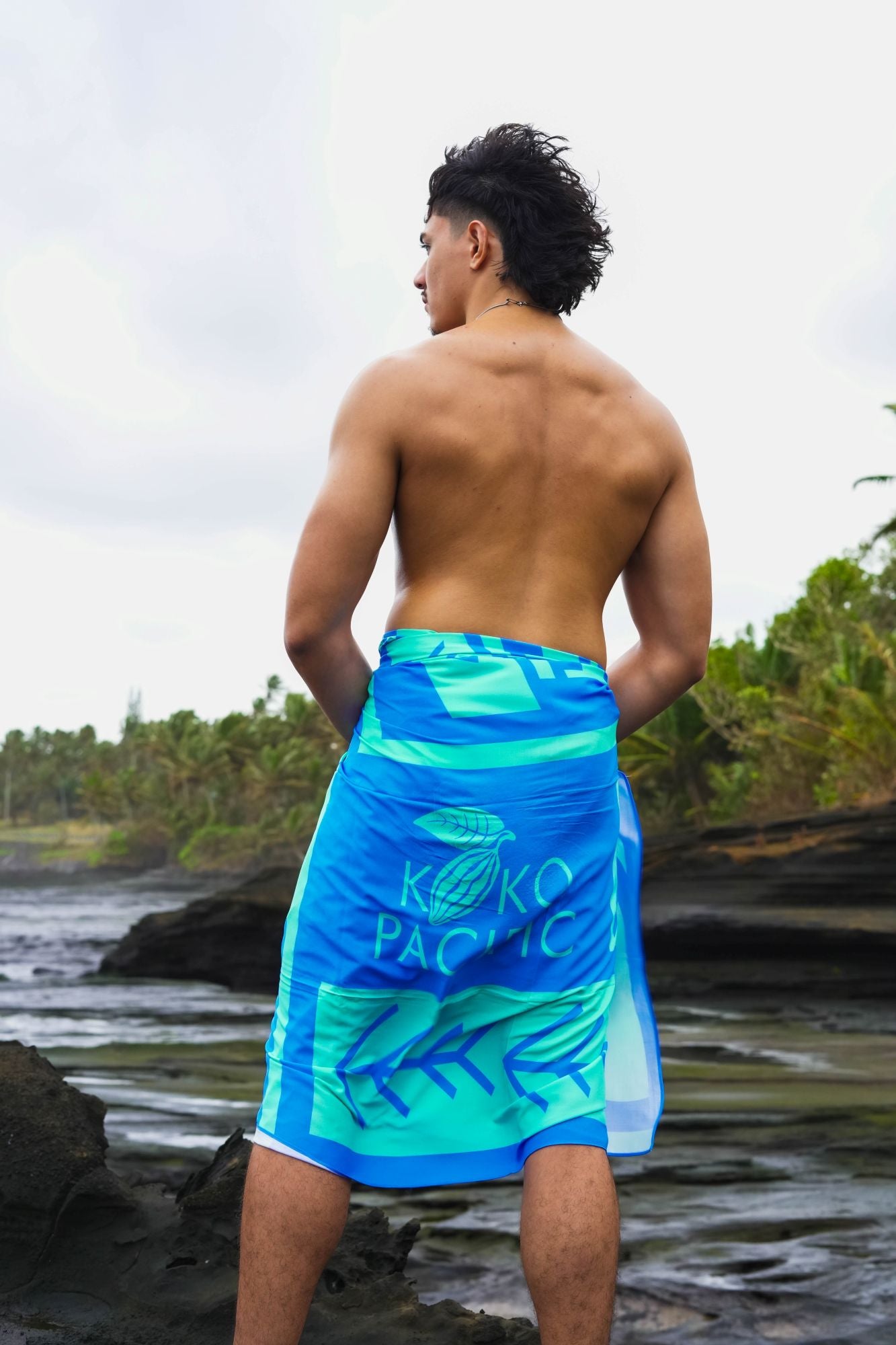 Koko Pacific Sarong Alamoana Blue