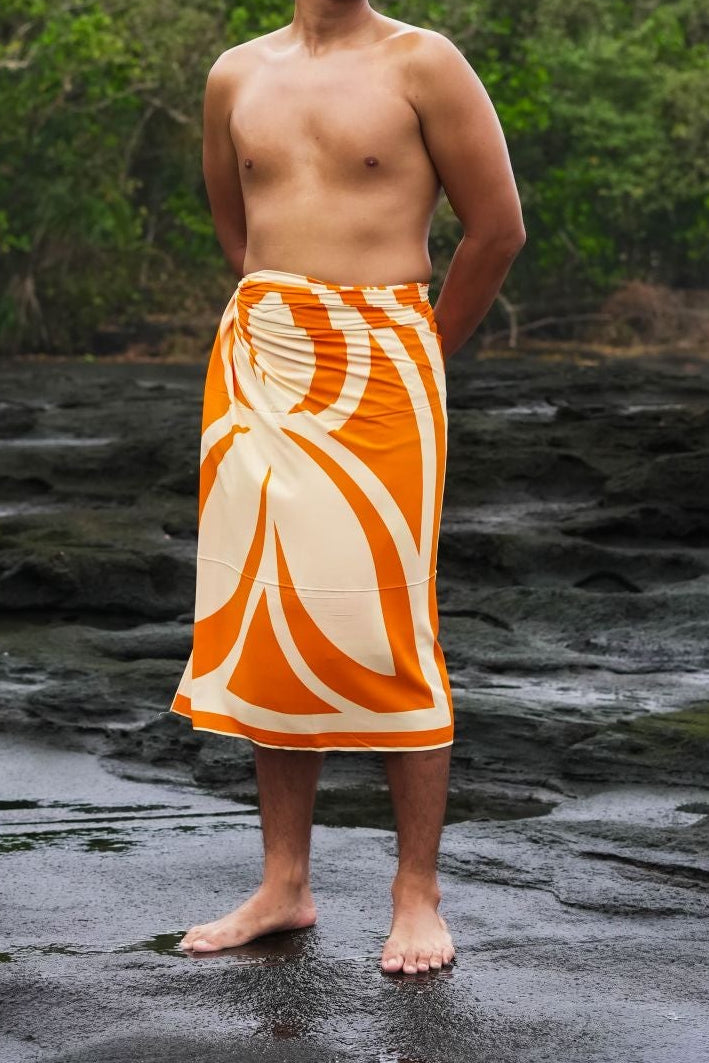 Koko Pacific Sarong Orange Sunset