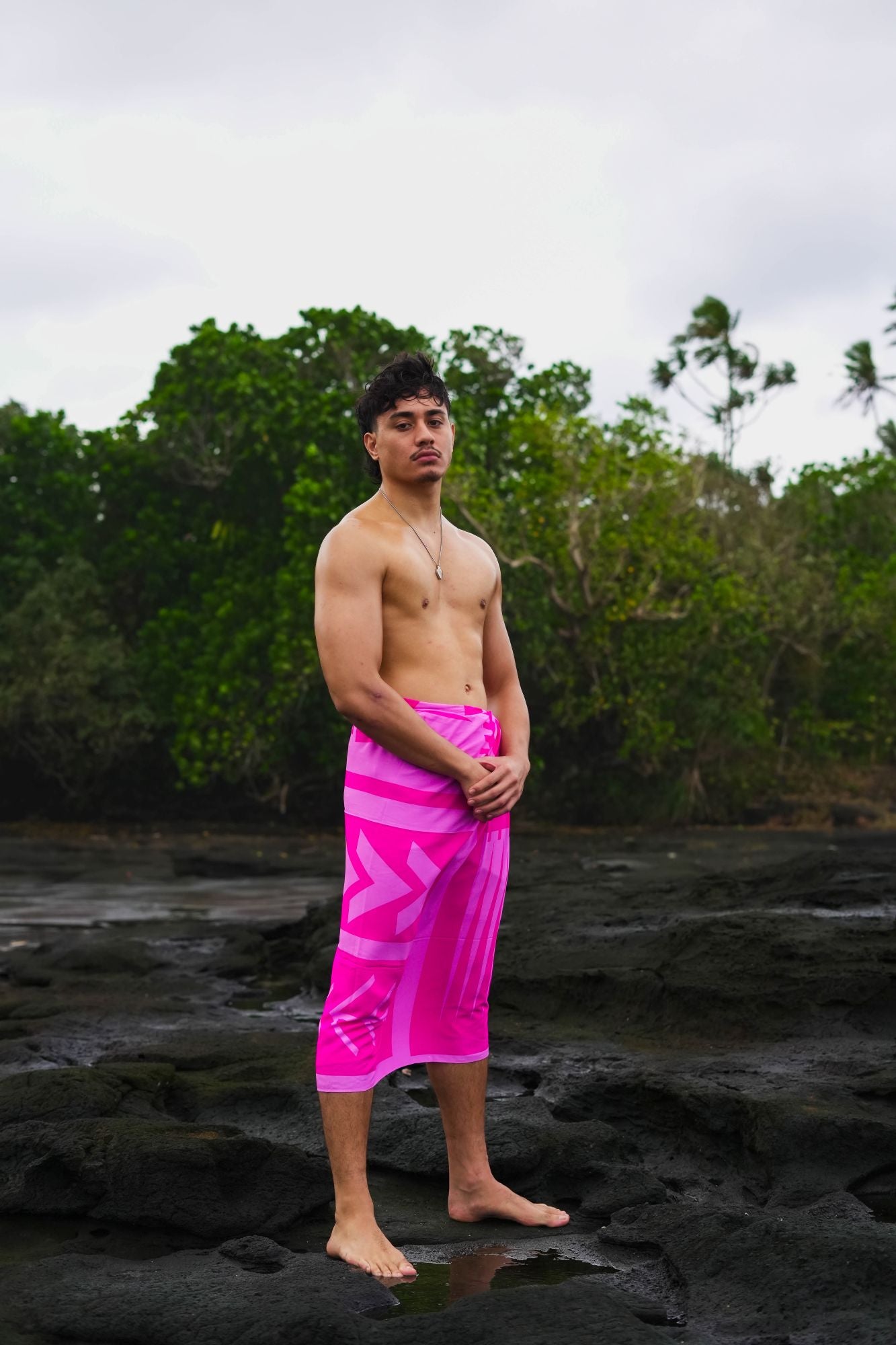 Koko Pacific Sarong Manuia Pink