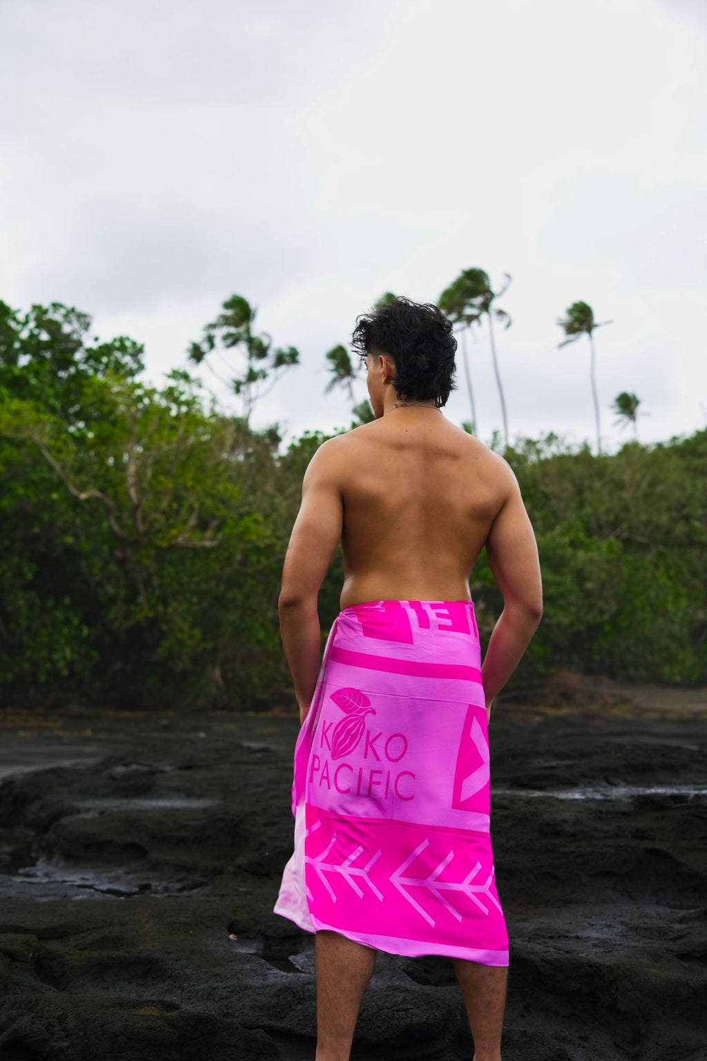 Koko Pacific Sarong Manuia Pink