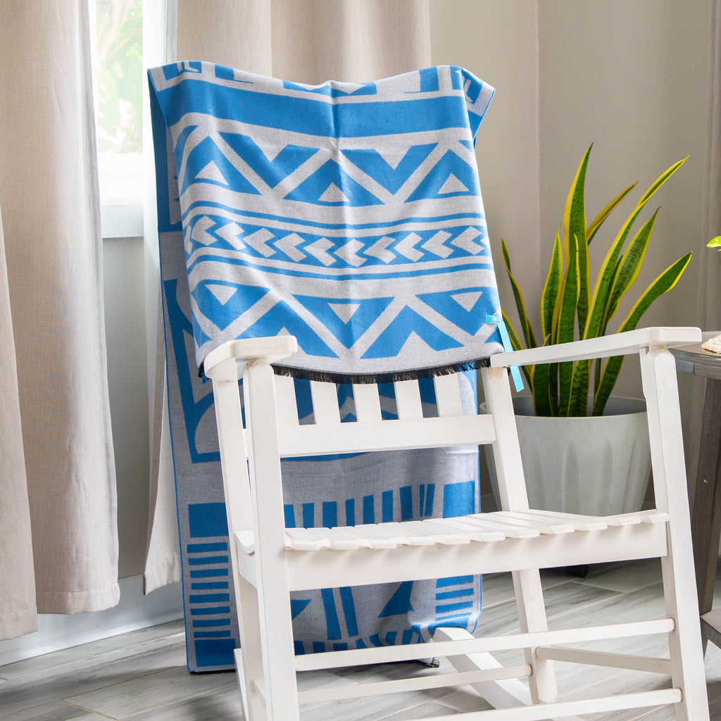 KP Premium Scarves Azure