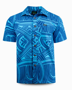 Eveni Pacific Men's Classic Shirt - TAMA BLUE
