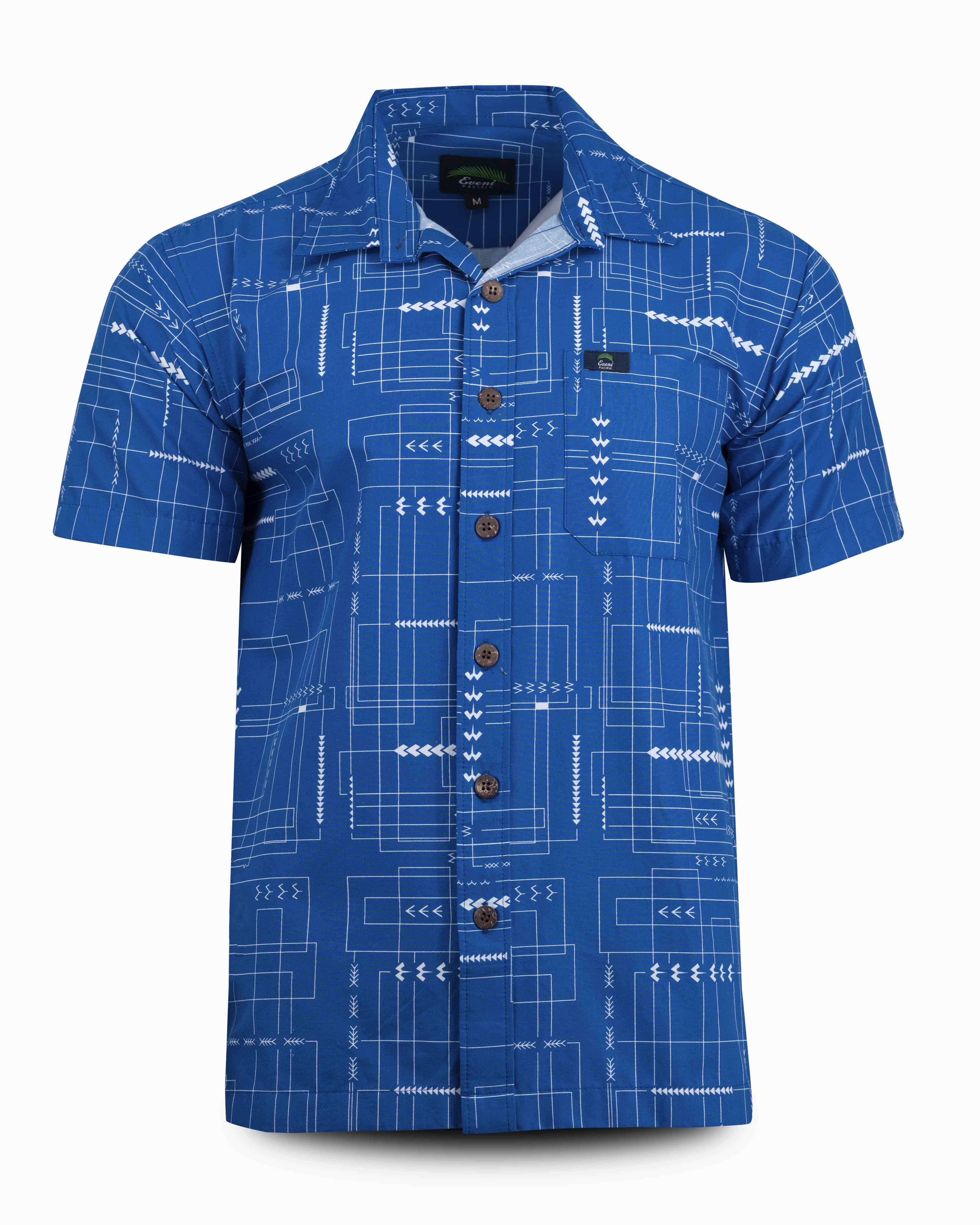 Eveni Pacific Men's Classic Shirt - MATHIJS BLUE