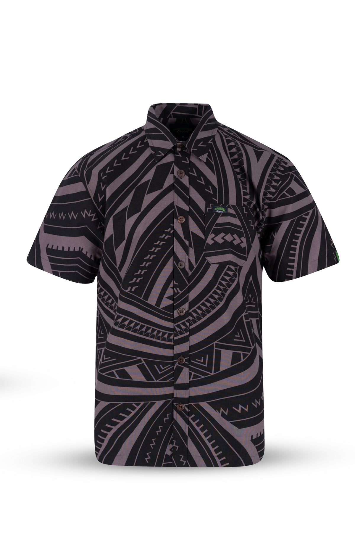 Eveni Pacific Men's Classic Elei Shirt - Ava Brown