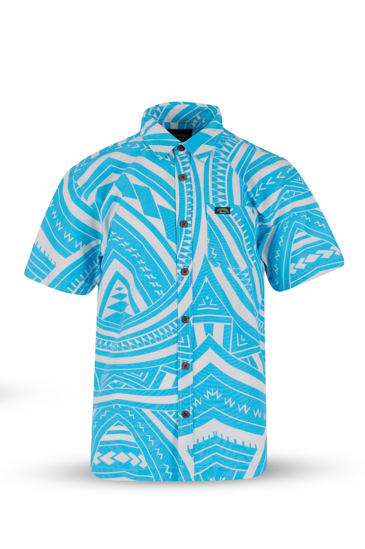 Eveni Pacific Men's Classic Elei Shirt - Sophie Blue