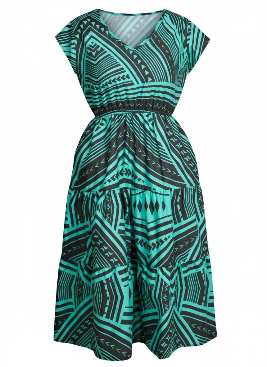 Eveni Pacific Ladies Leilani Dress - Aria Brown