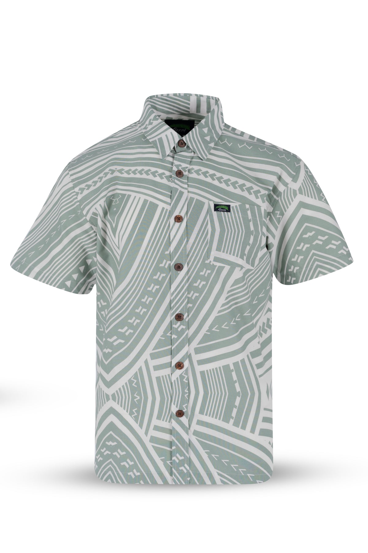 Eveni Pacific Men's Classic Elei Shirt - Kate Silver
