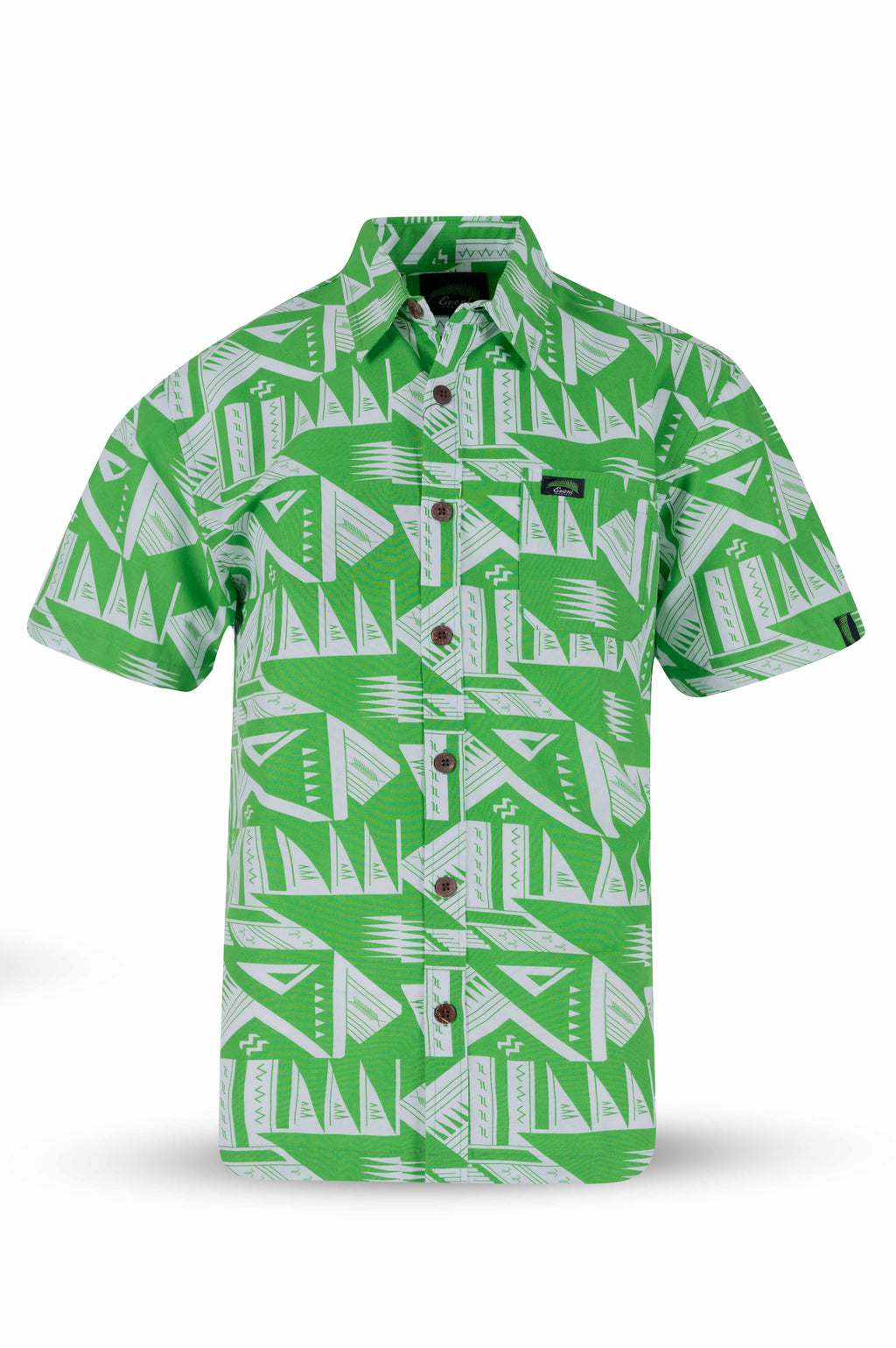 Eveni Pacific Men's Classic Elei Shirt - George Green