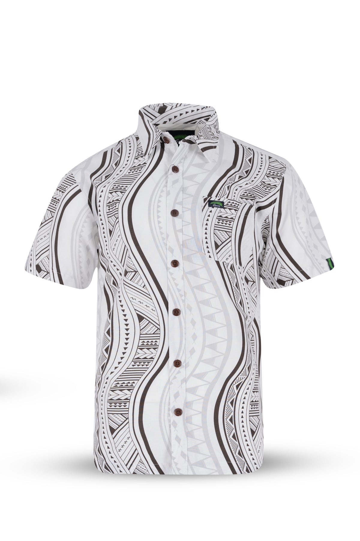 Eveni Pacific Men's Classic Elei Shirt - Ella Brown