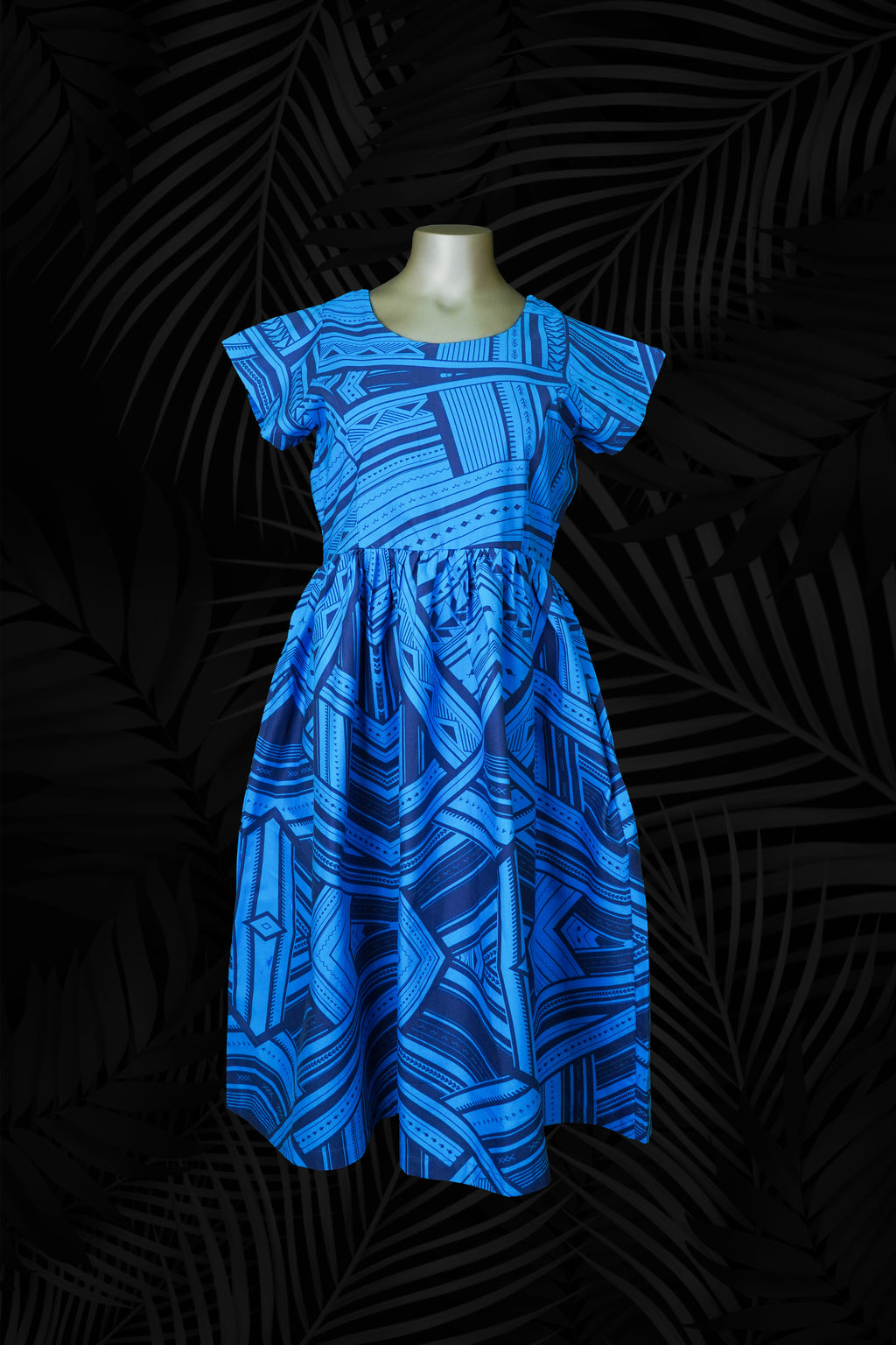 Eveni Pacific Ladies Midi Dress - Big Island Blue