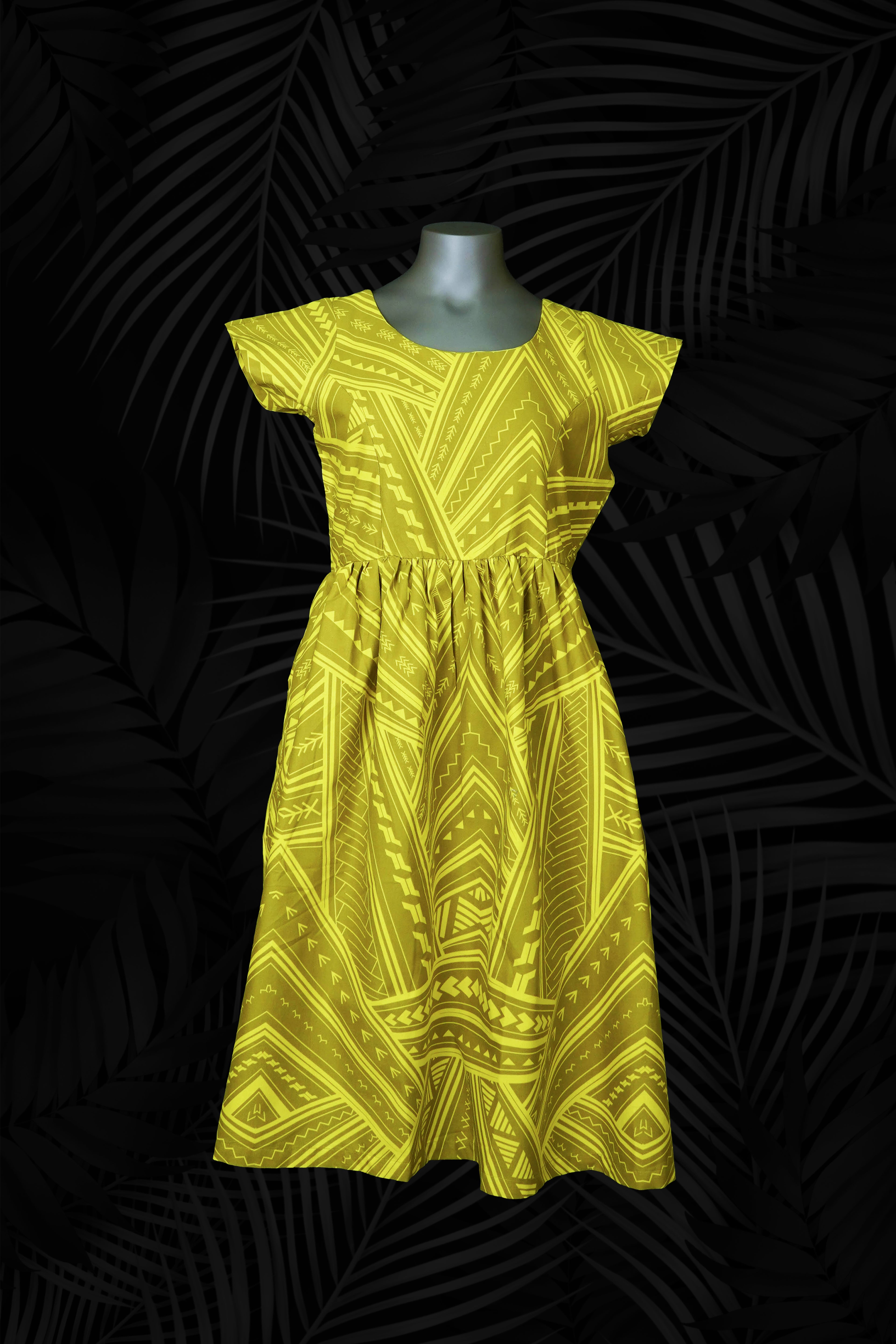 Eveni Pacific Ladies Midi Dress - Merigold