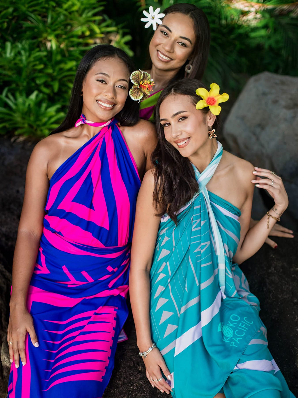 Koko Pacific Sarong Tala Teal