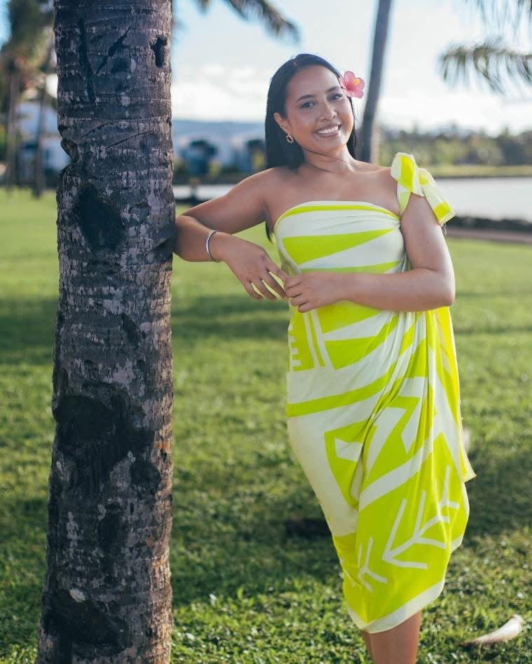 Koko Pacific Sarong Yellow Sunshine