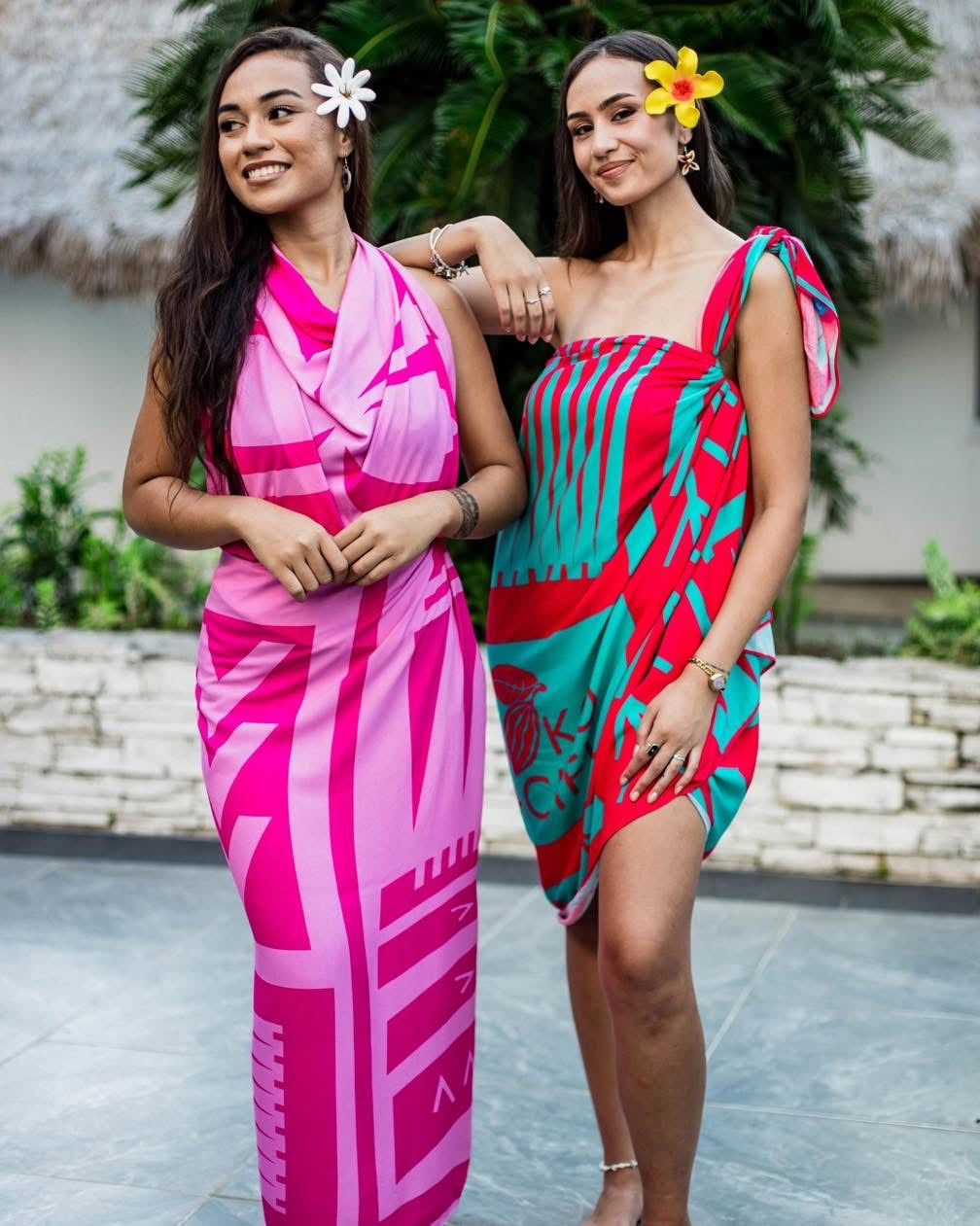 Koko Pacific Sarong Manuia Pink