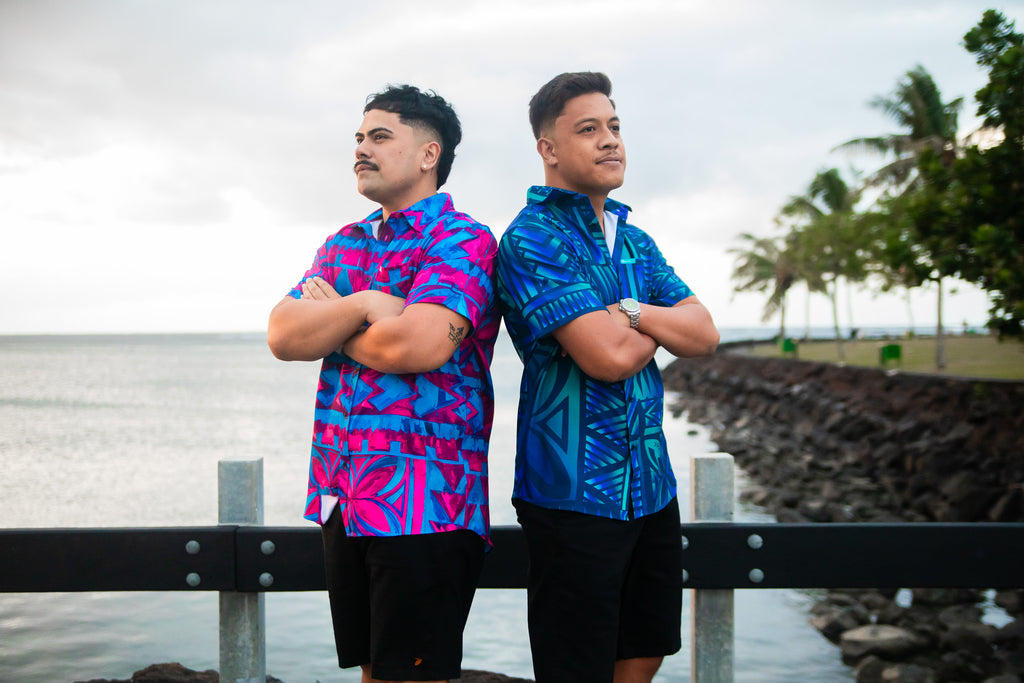 KP Premium Elei Shirts S/S Orchid Teal