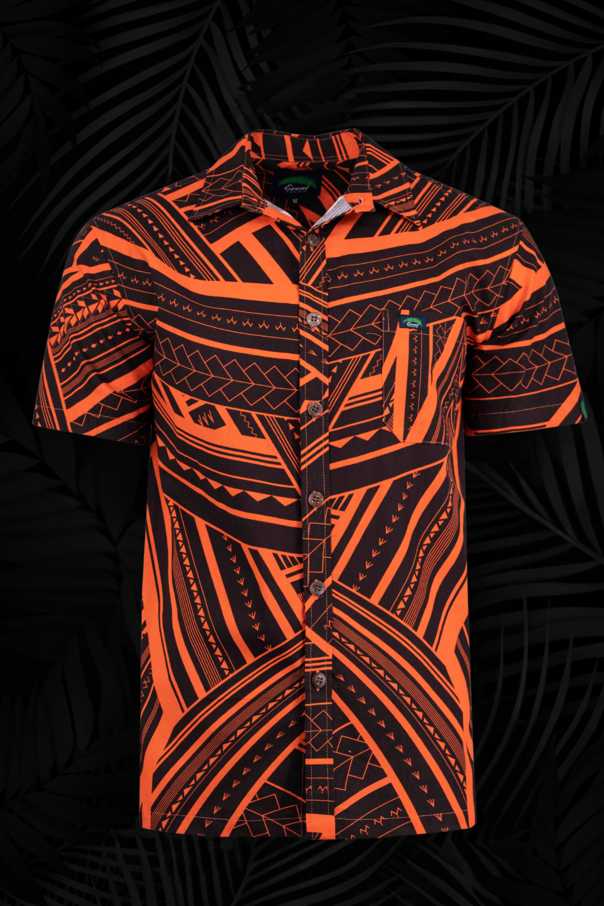 Eveni Pacific Men's Classic Shirt - Marmalade Orange