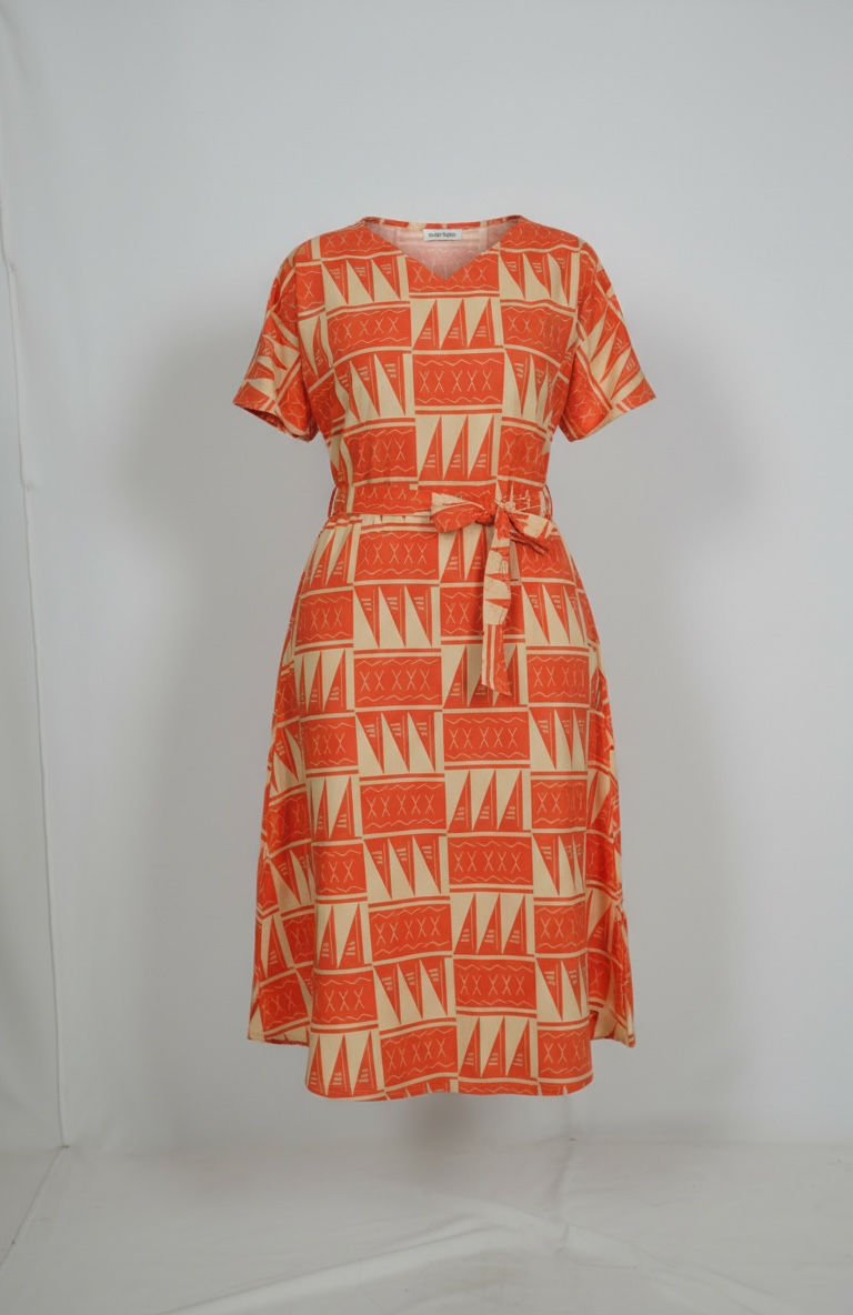 Eveni Pacific Ladies Naomi Dress - Mateo Orange