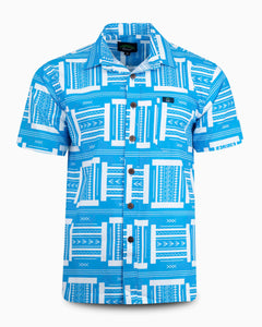 Eveni Pacific Men's Classic Shirt - AALIYAH BLUE