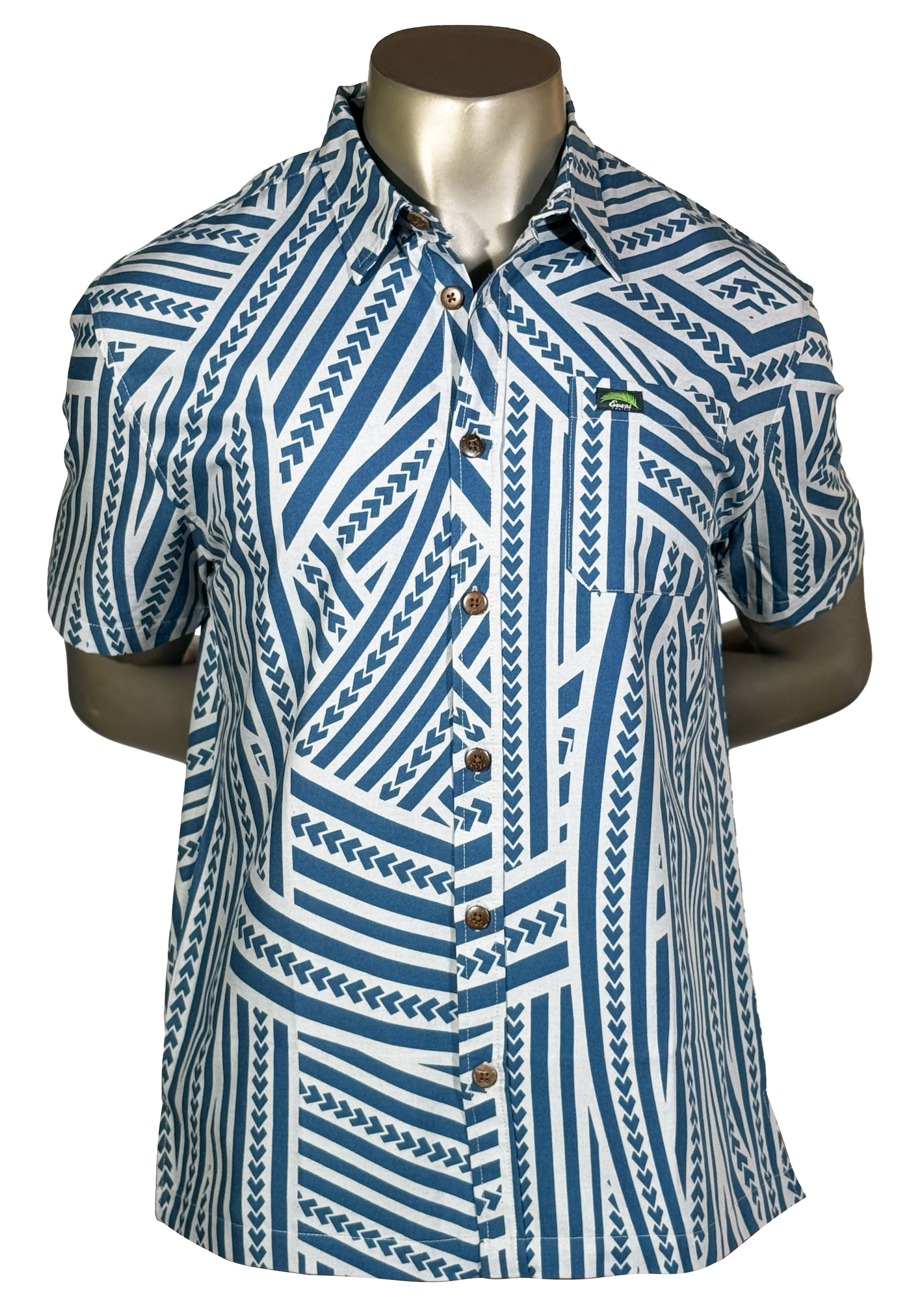 Eveni Pacific Men's Classic Elei Shirt - Coastal Crush – EveniPacific