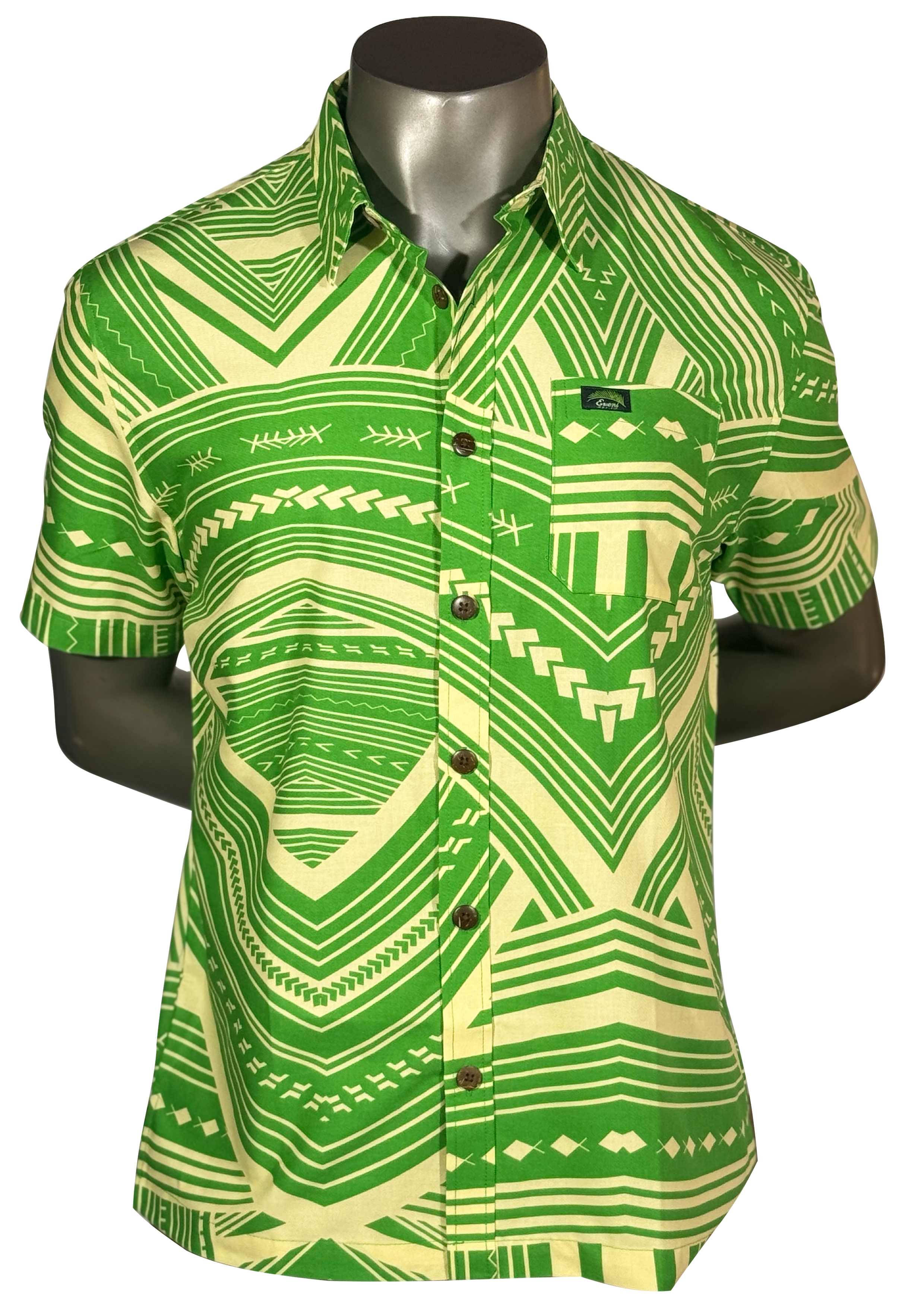 Eveni Pacific Men's Classic Elei Shirt - High Tide Green – EveniPacific
