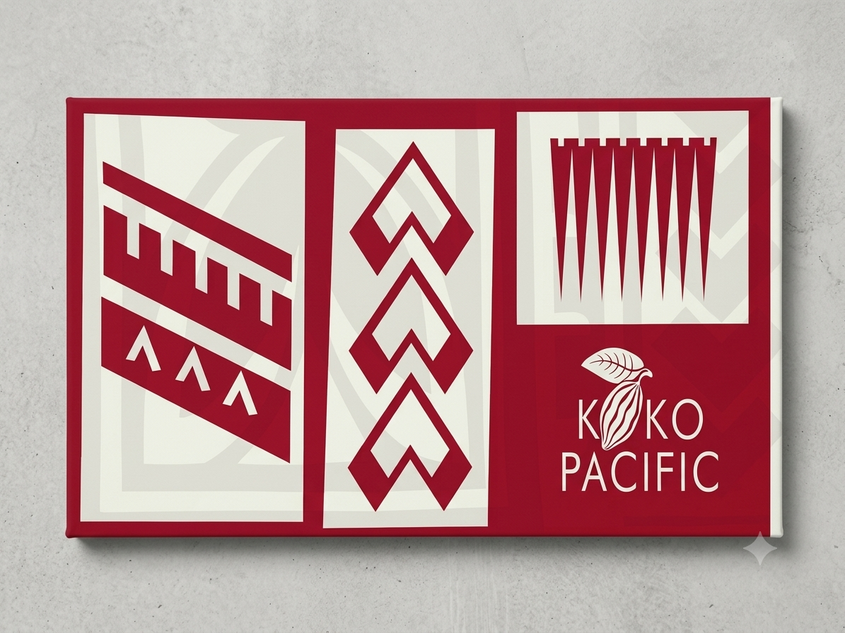Koko Pacific Sarong Talanoa Red