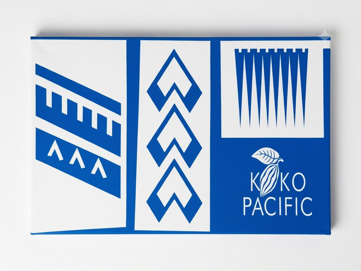 Koko Pacific Sarong Manu Blue