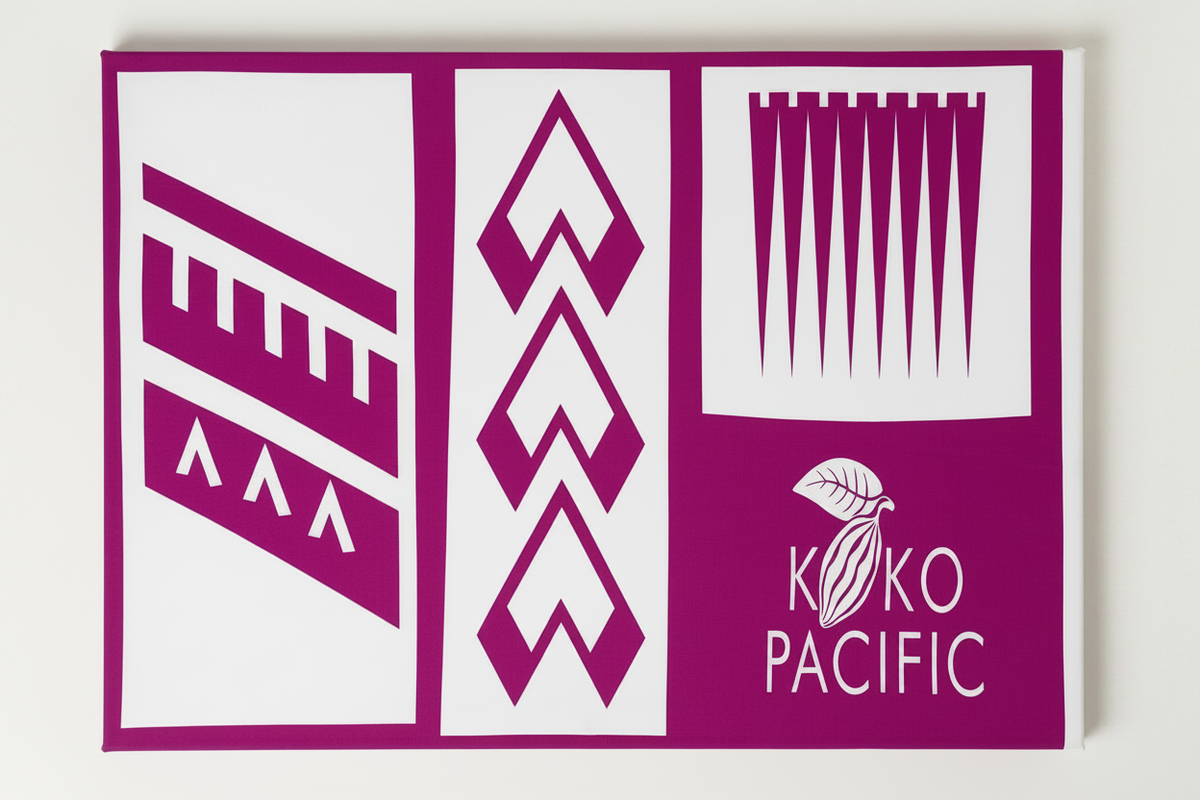 Koko Pacific Sarong Magenta Pua