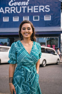 Eveni Pacific Ladies Julia Maxi Dress - Persian Teal