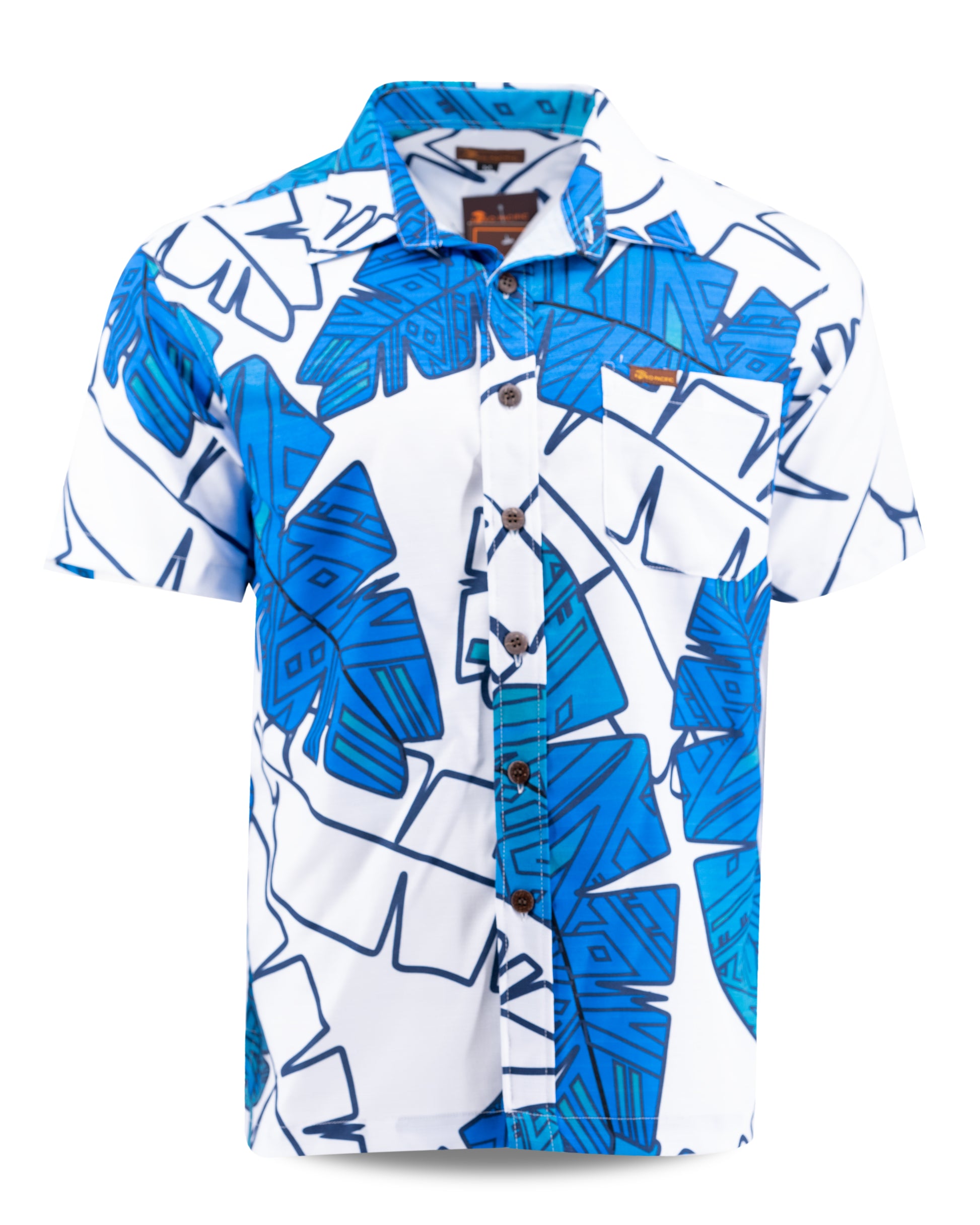 Koko Pacific Premium Custom Shirt - ELECTRIC LEAVES
