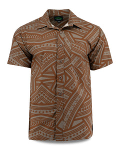 Eveni Pacific Men's Classic Shirt - SANDFLY BROWN