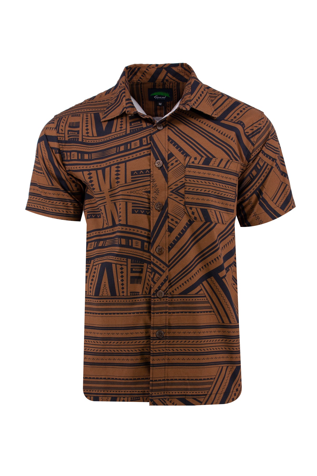 Eveni Pacific Men's Classic Shirt - NOMAD EARTH BROWN